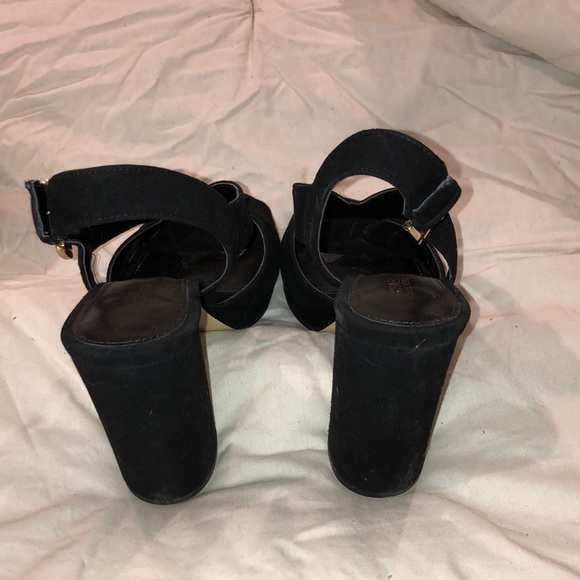 Michael Kors Becky Platform Suede Black - Picture 7 of 7